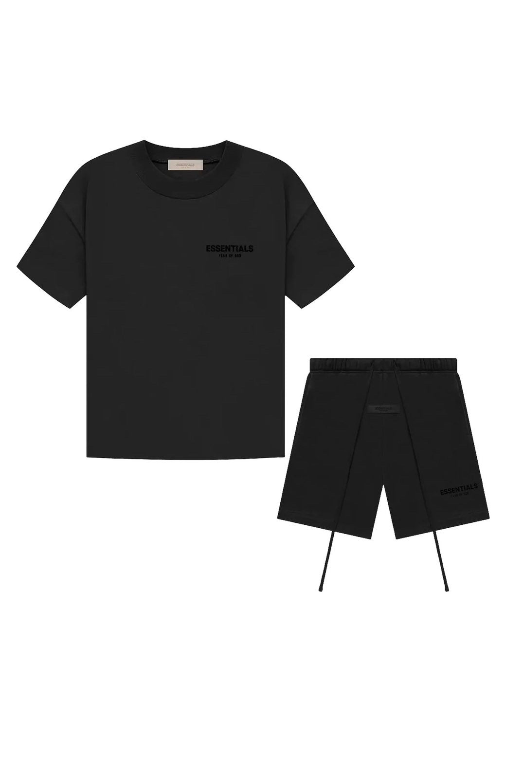 Black Essentials Shorts Set