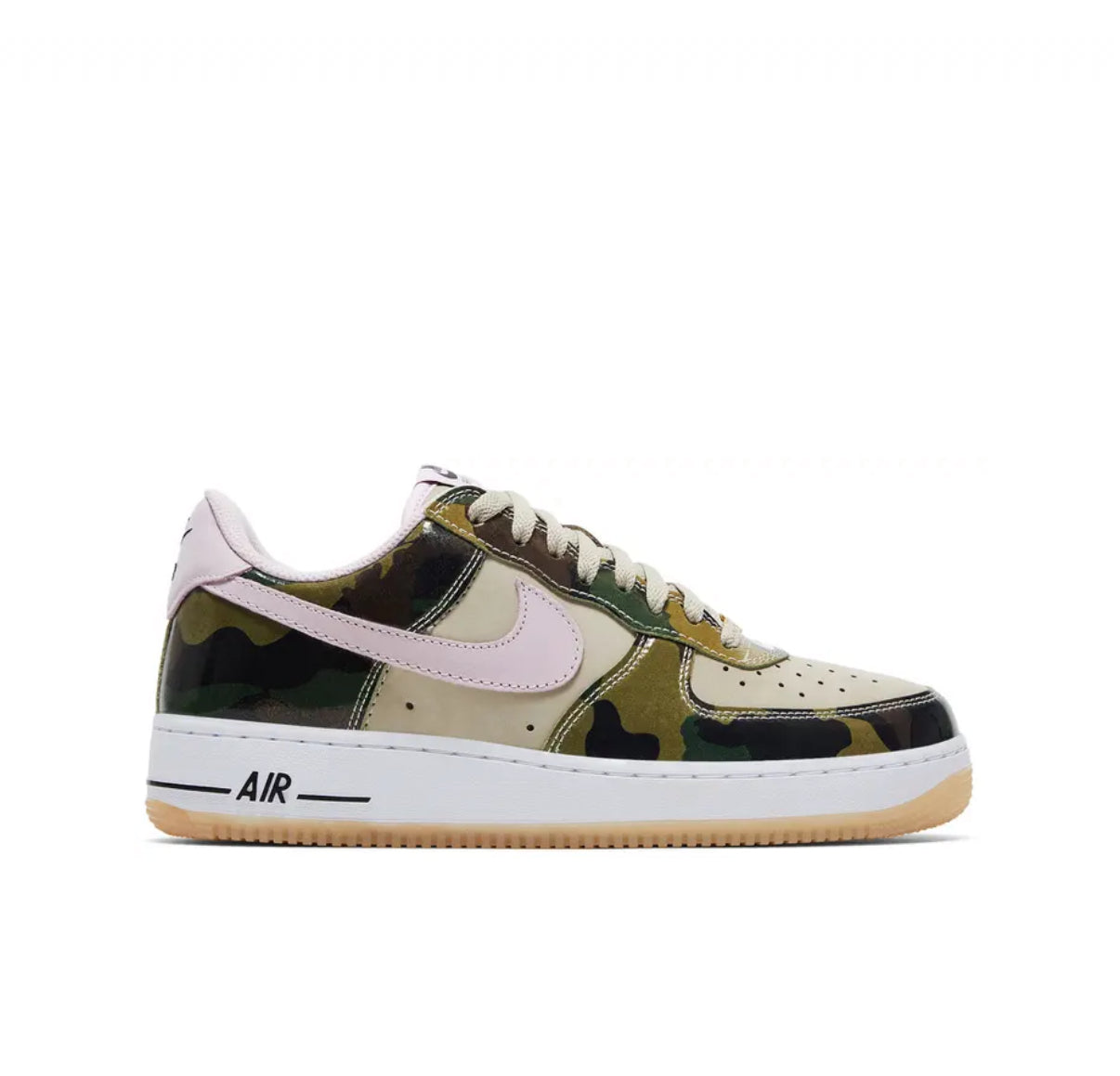 NikeAir Force 1 Low 'Patent Camo Pink'