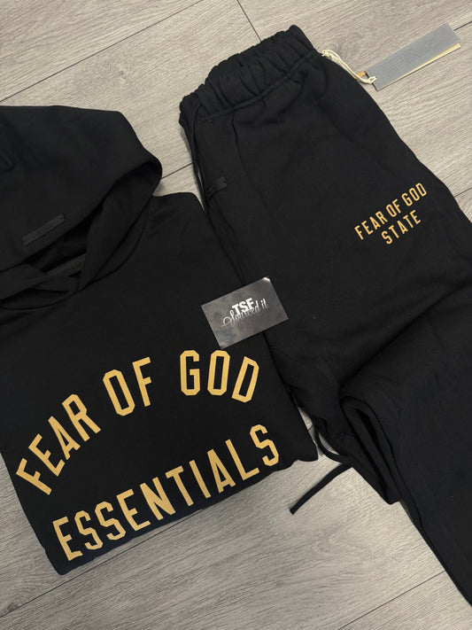 Black FW24 Essentials Tracksuit