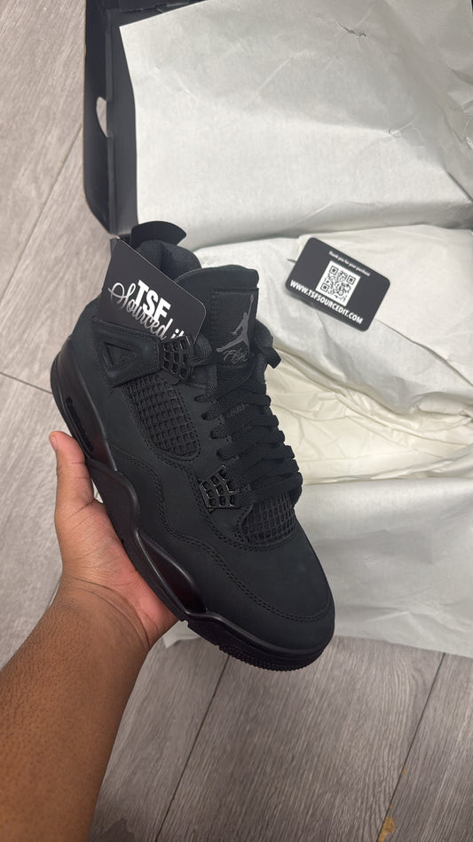 Black Cat Jordan 4s