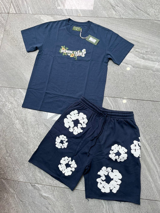 Denim tears shorts set