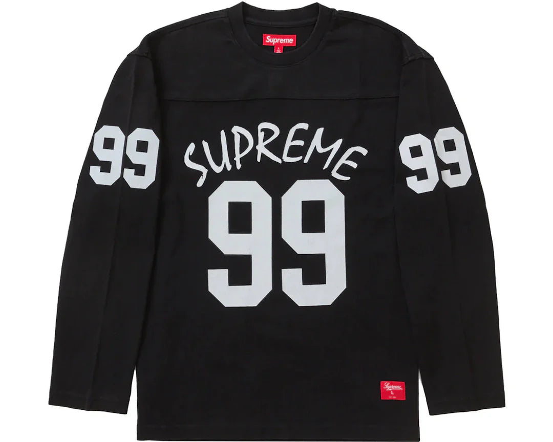 Black x white supreme long sleeve