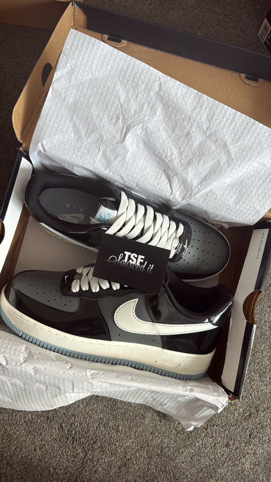 AF1 'Black Iron Grey Patent’